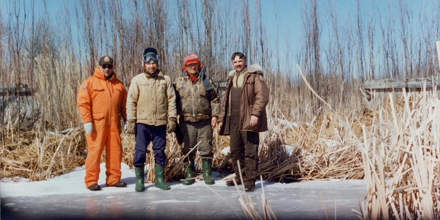 Circa 1984: Building partnerships on using fire on the land in the Saskatchewan River Delta.